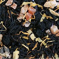 Черный плантационный ароматизированный чай Con Tea Сочный персик 200гр. арт.78