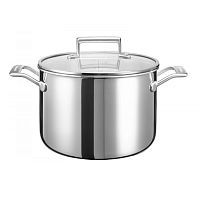 Кастрюля с крышкой 7.57 л 3 слоя KitchenAid KC2T80SCST