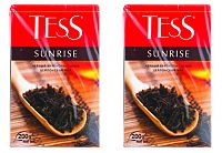 Чай чёрный Tess Sunrise (Санрайз) 200 г набор 2 упаковки арт.1004-12-2
